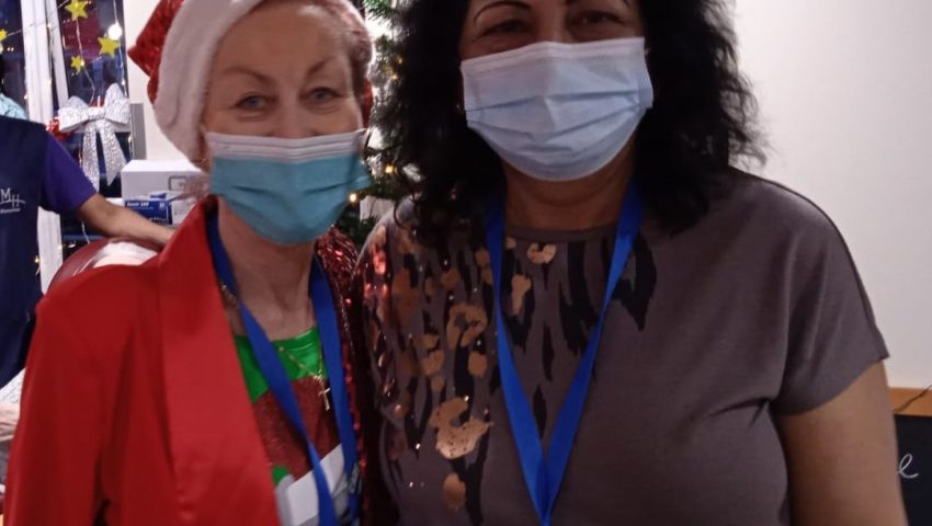 Raffia with Director of Nursing Jayne